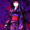 Hell Girl Anime Character paint by number