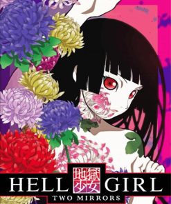 Hell Girl Anime Poster paint by number