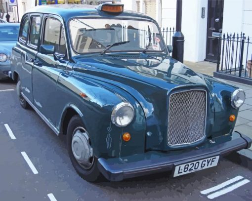 London Taxi paint by number