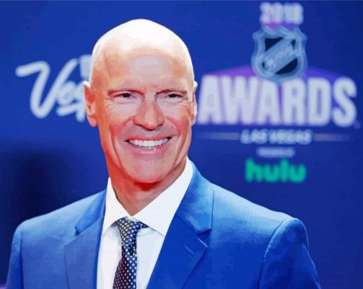 Mark Messier paint by number