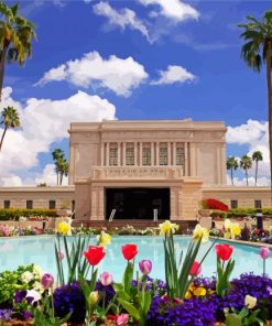 Mesa Temple Garden paint by number