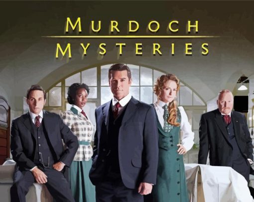 Murdoch Mysteries Serie Poster paint by number