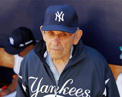 Old Yogi Berra paint by number