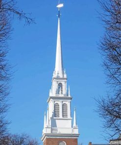 Old North Church paint by number