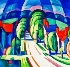 Oscar Bluemner paint by number