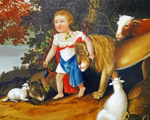 Peaceable kingdom Art paint by number