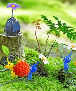 Pikmin Video Games Nintendo paint by number