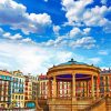 Plaza Del Castillo Pamplona Spain paint by number