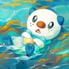 Pokemon Oshawott paint by number