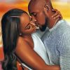 Romantic Black Couples paint by number