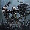 Scary Alien Vs Predator paint by number