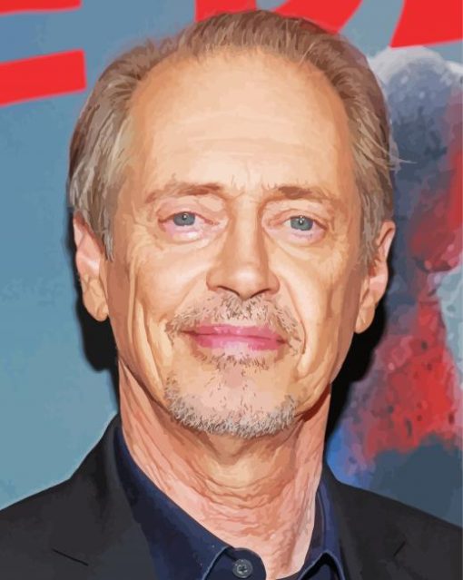 Steve Buscemi Actor paint by number