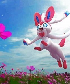 Sylveon Pokemon paint by number