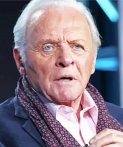 The Actor Anthony Hopkins paint by number