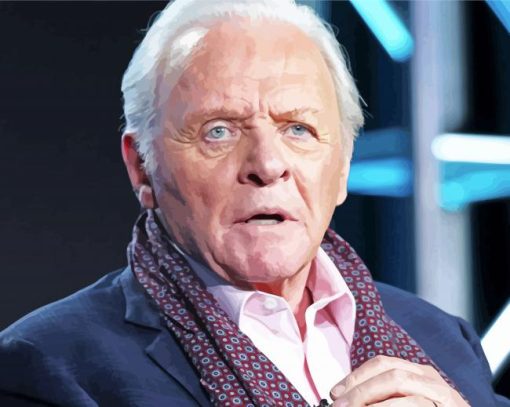 The Actor Anthony Hopkins paint by number