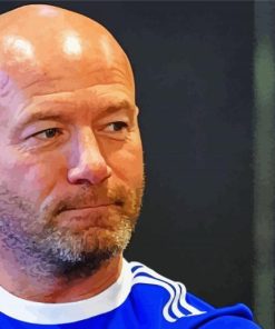 The Football Player Alan Shearer paint by number