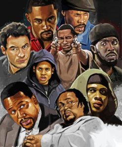 The Wire Movie Poster Art paint by number