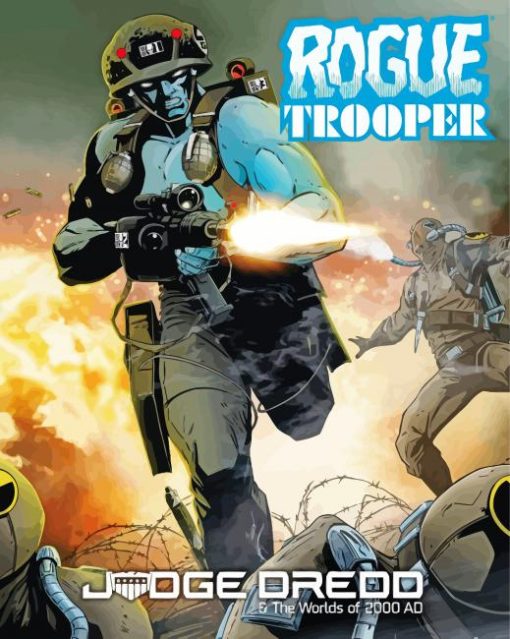 Video Game Rogue Trooper paint by number