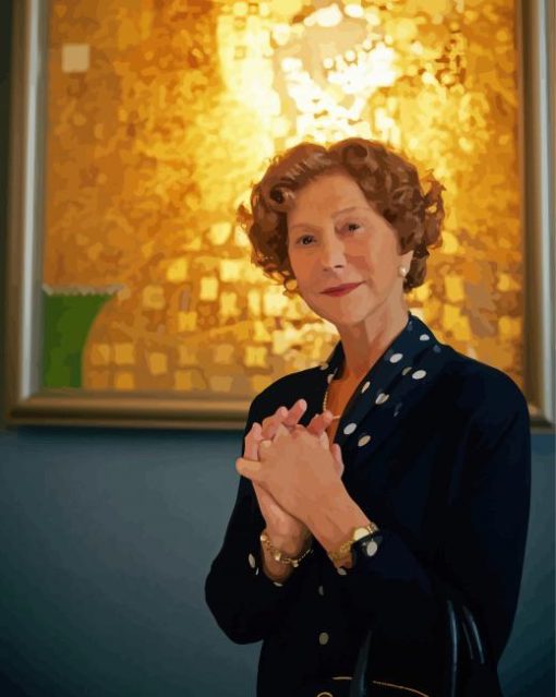 Woman In Gold Character paint by number