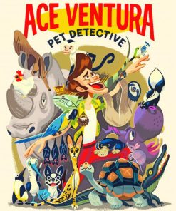 Ace Ventura Pet Detective Art paint by number