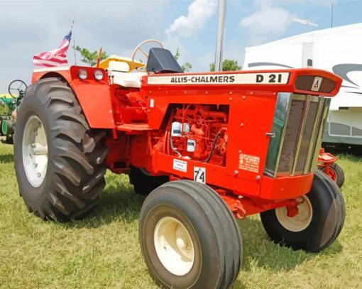 Allis Chalmers paint by number