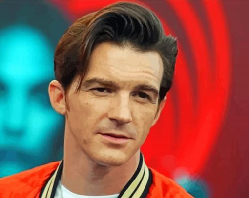 American Actor Drake Bell paint by number