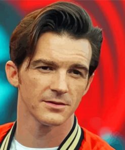 American Actor Drake Bell paint by number