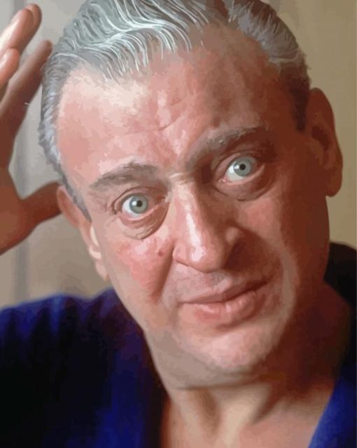 American Comedian Rodney Dangerfield paint by number