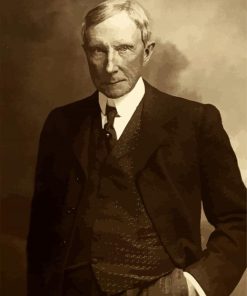 American John Davison Rockefeller paint by number