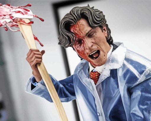 American Psycho Movie paint by number