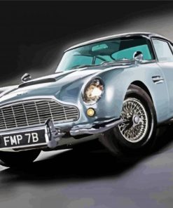 Aston Martin DB5 Car paint by number