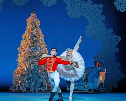 Ballet Nutcracker paint by number