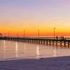 Biloxi Beach At Sunset paint by number