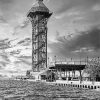 Black And White Tower In Erie paint by number