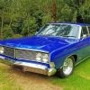 Blue 1968 Ford Galaxie paint by number