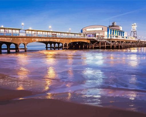 Bournemouth Pier paint by number