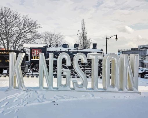 Canada Kingston City paint by number