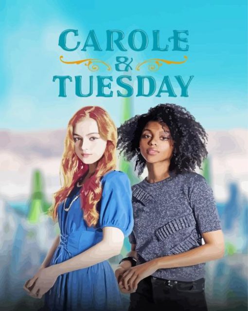 Carole And Tuesday Poster paint by number