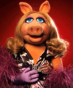 Classy Miss Piggy paint by number