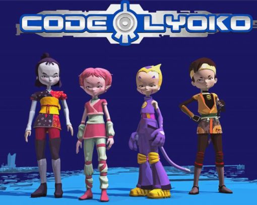 Code Lyoko Science Fiction Animation paint by number