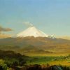 Cotopaxi By Frederic Edwin Church paint by number