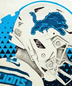 Detroit Lions Player Art paint by number