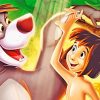 Disney Baloo And Mowgli paint by number