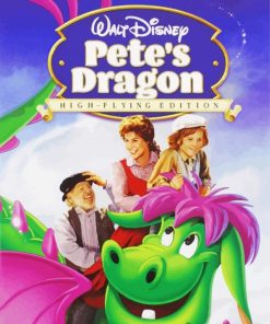 Disney Petes Dragon paint by number