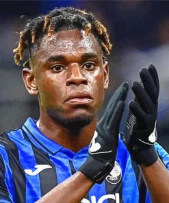 Duvan Zapata Professional Player paint by number