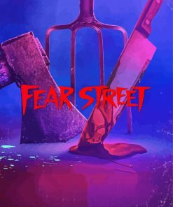 Fear Street Movie Poster paint by number