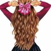 Girl With Hair Bow paint by number