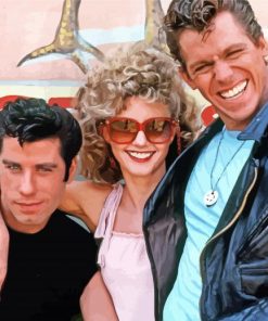 Grease Illustration paint by number