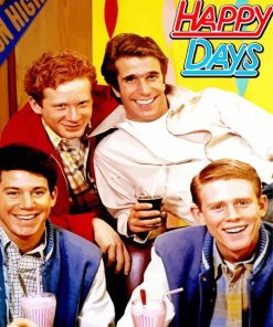 Happy Days TV Show paint by number