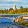 Idaho Falls Temple View paint by number